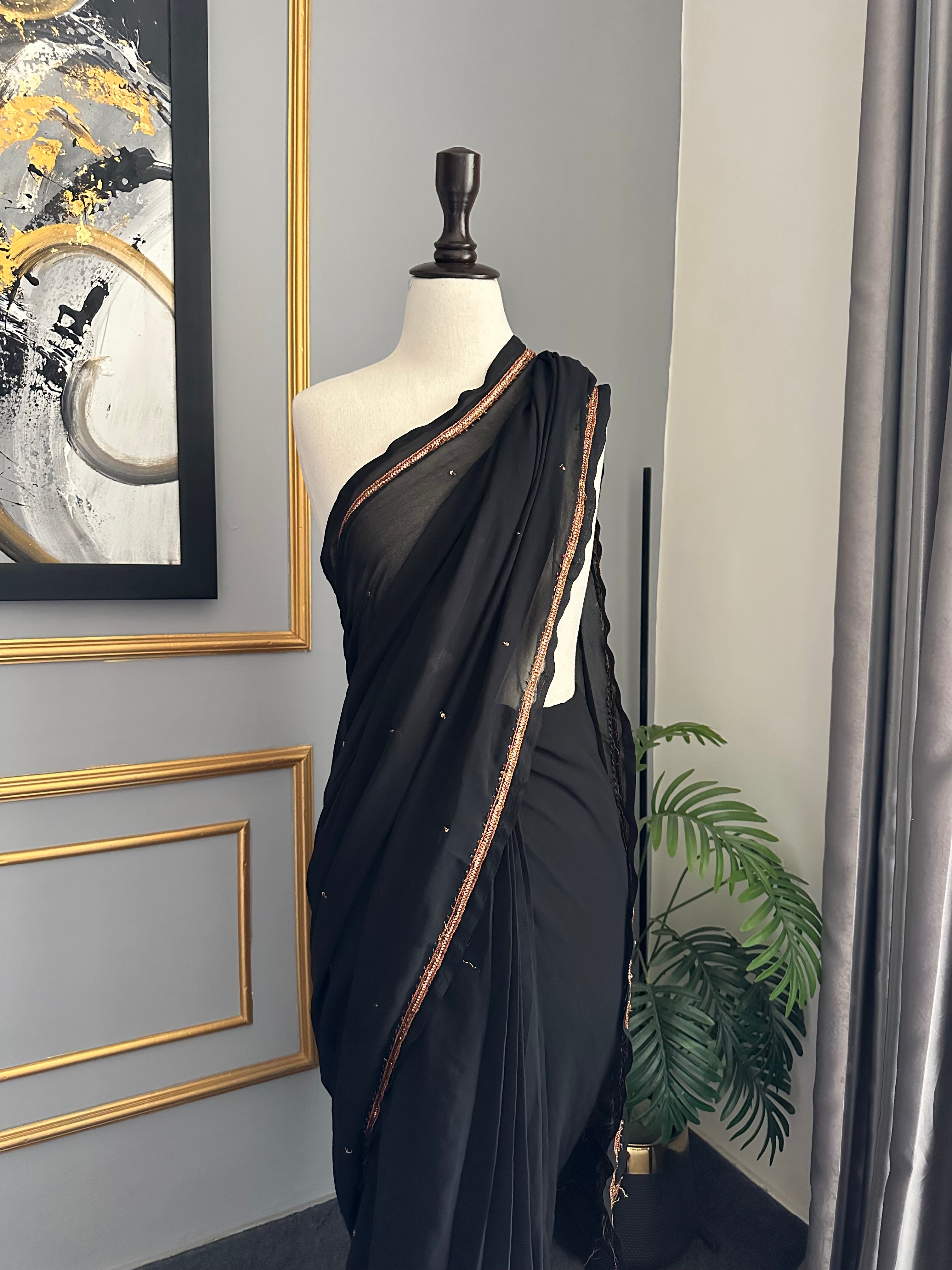 Black Saree