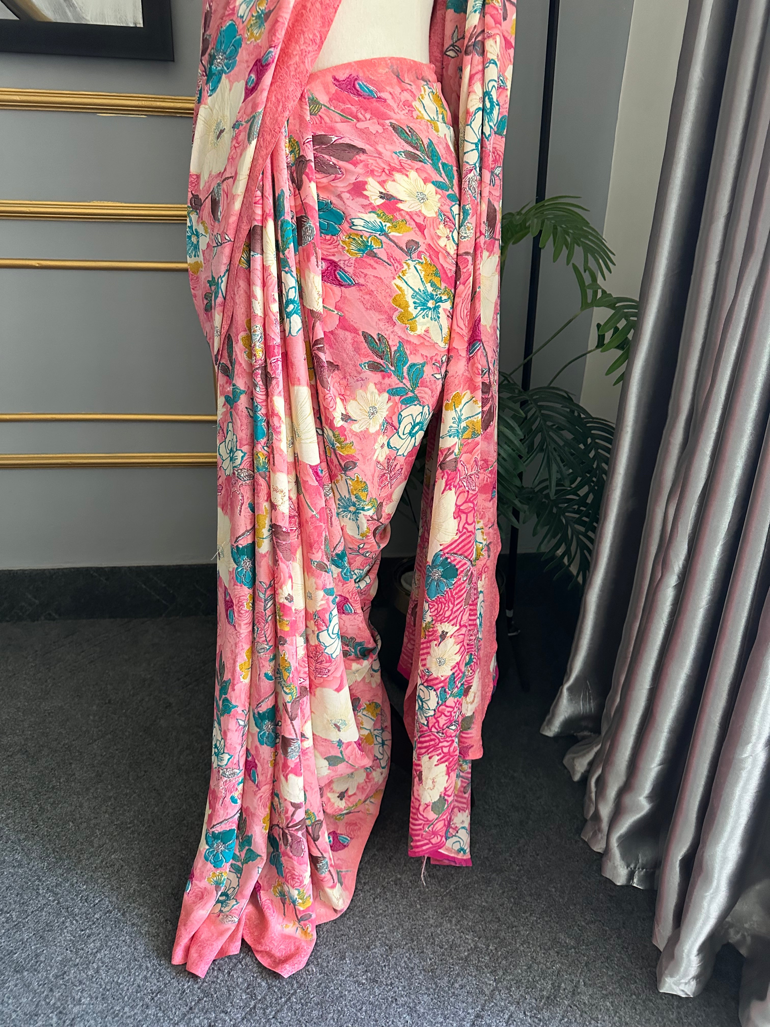 Printed Saree