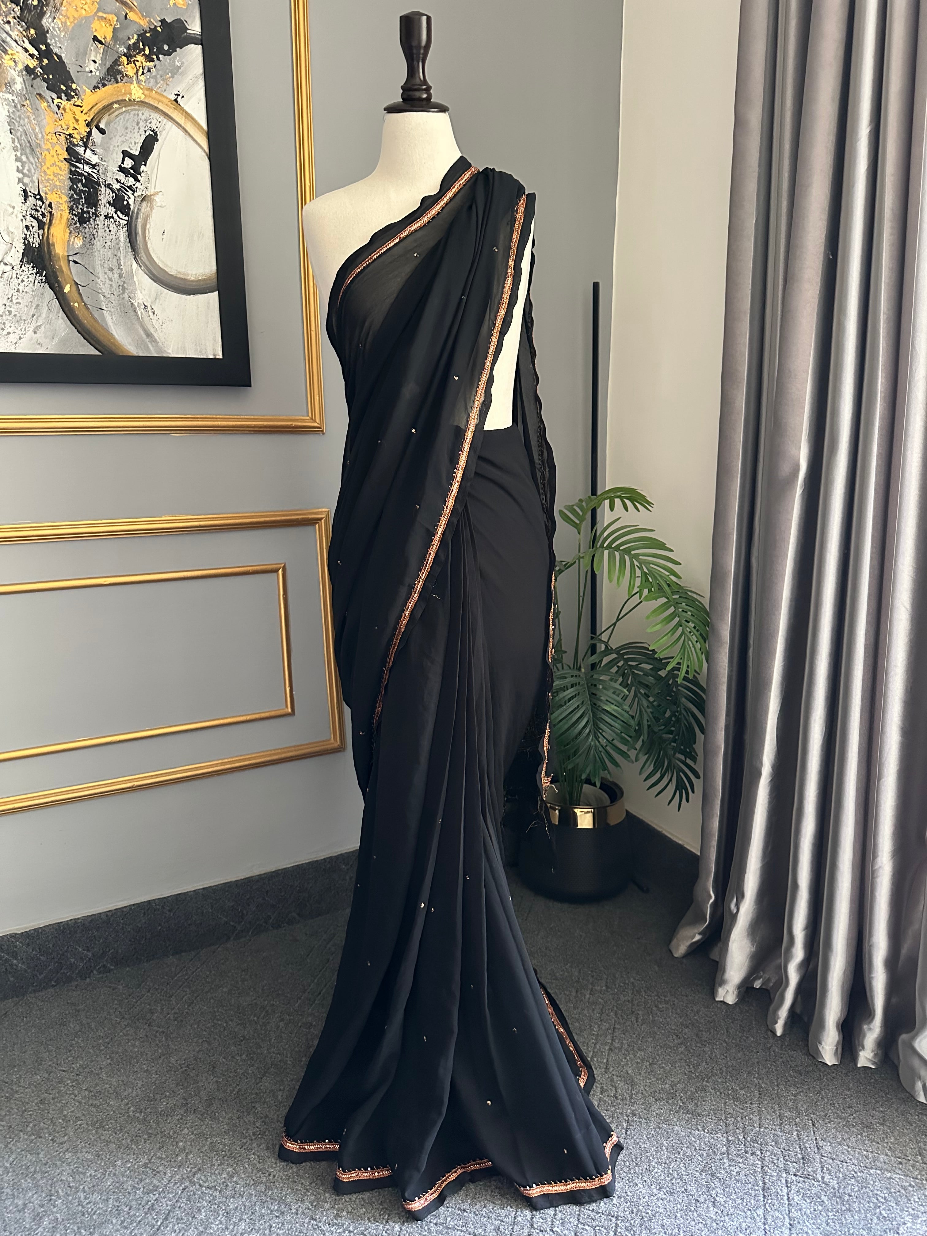 Black Saree