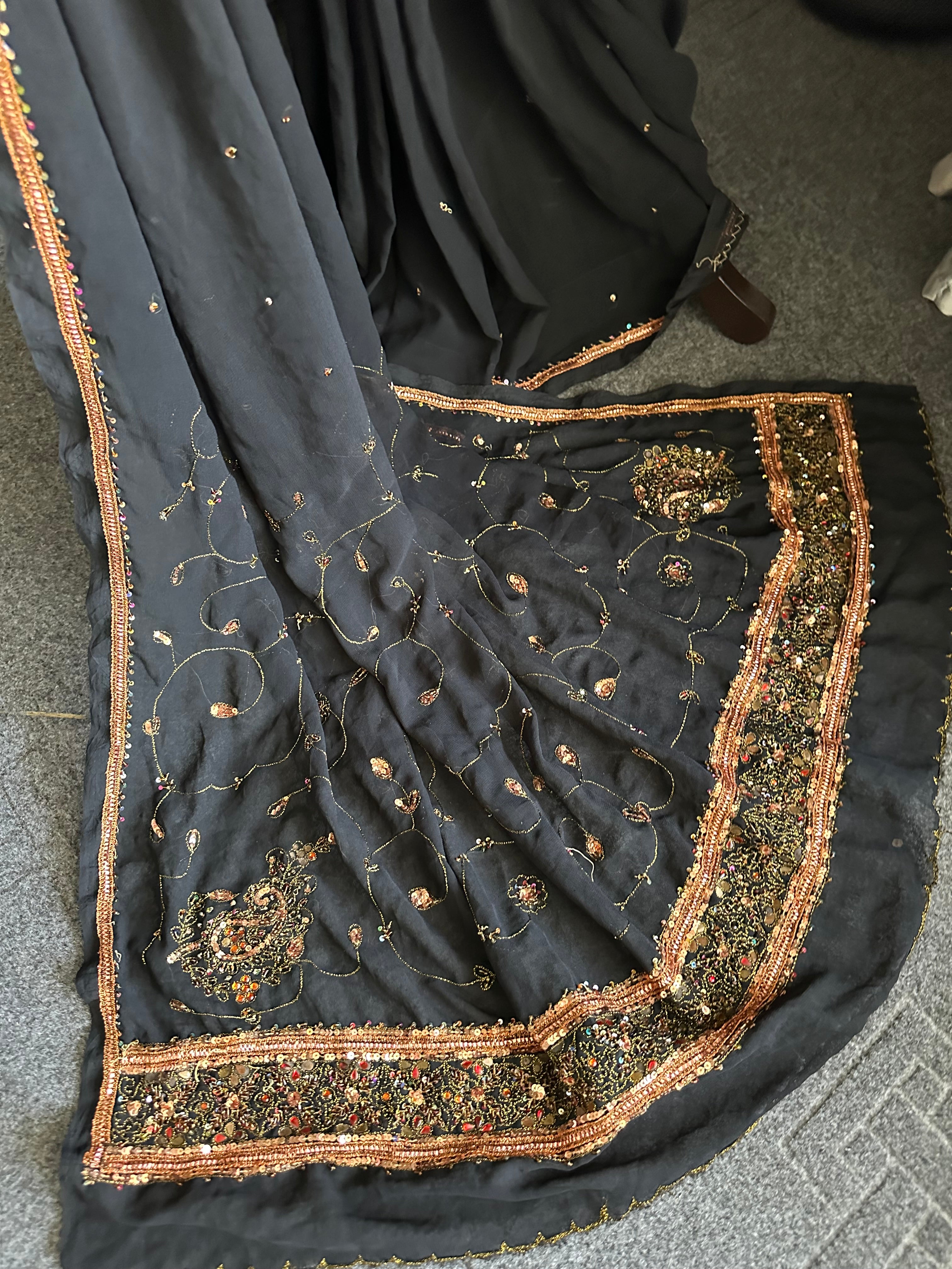 Black Saree