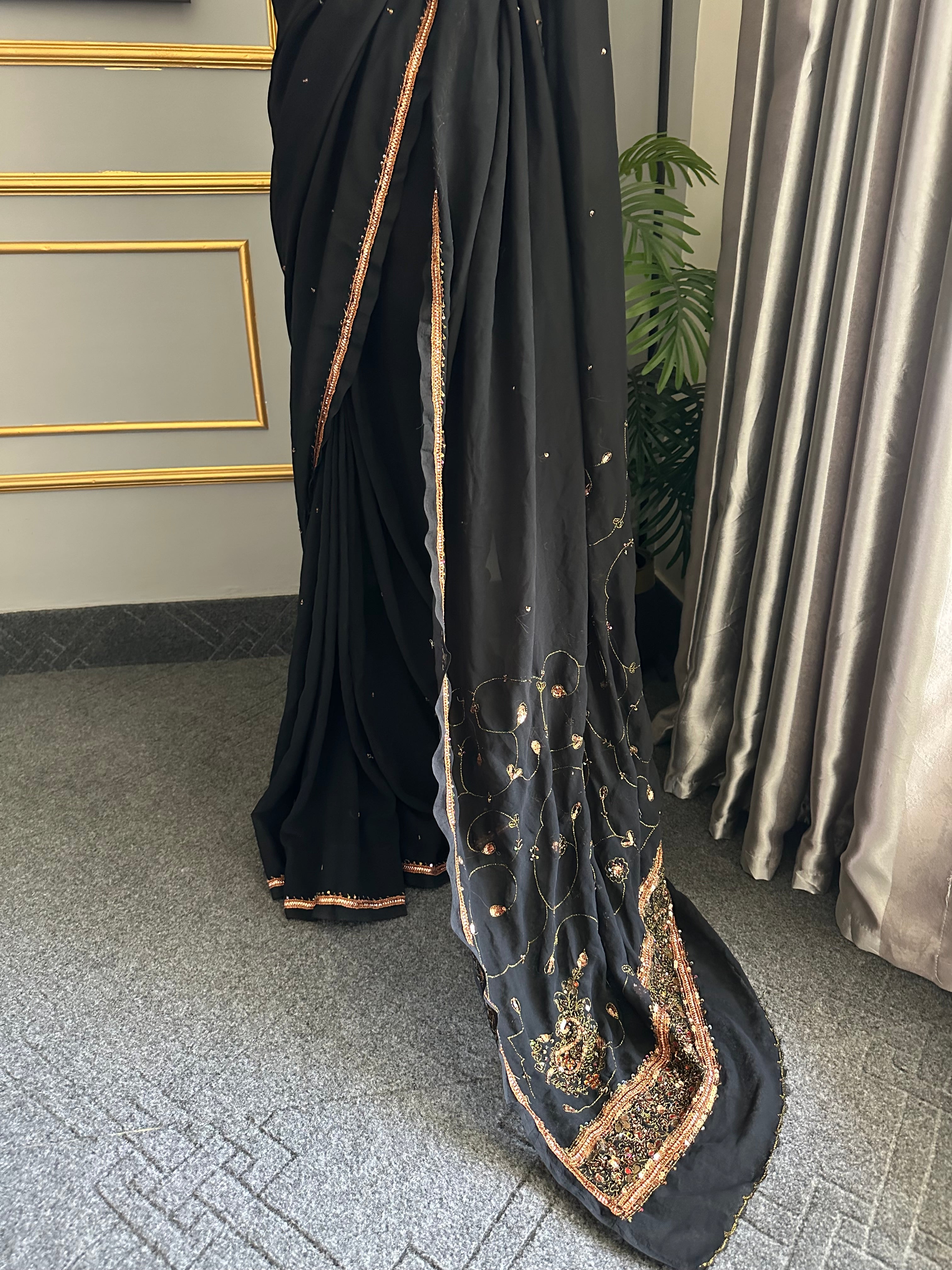 Black Saree