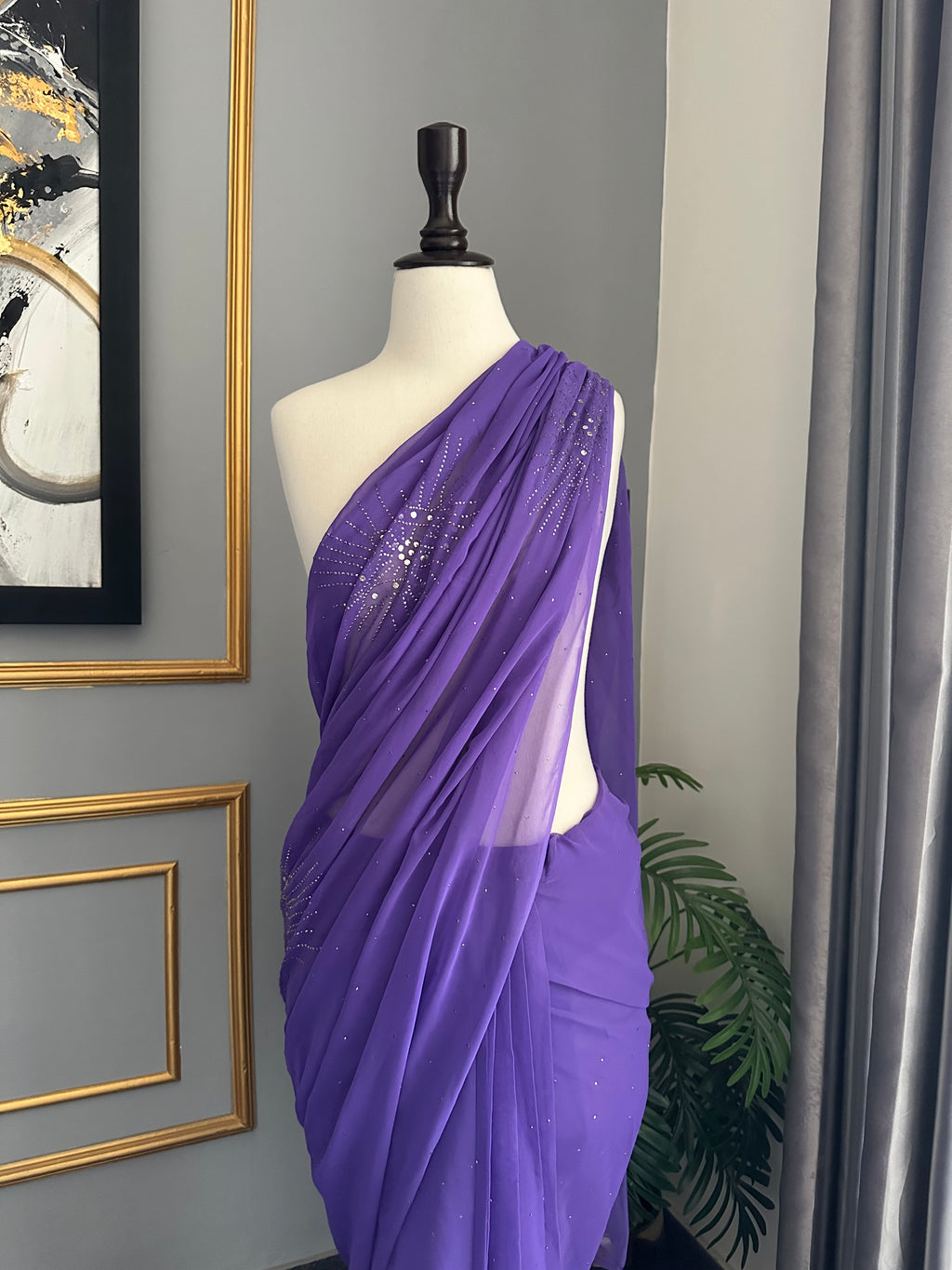Mukesh Work Saree