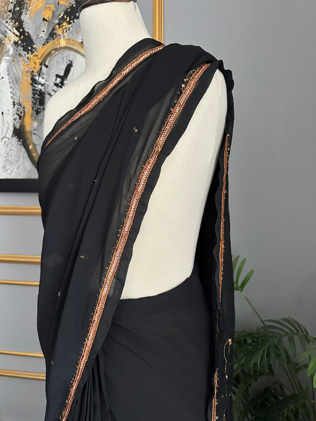 Black Saree