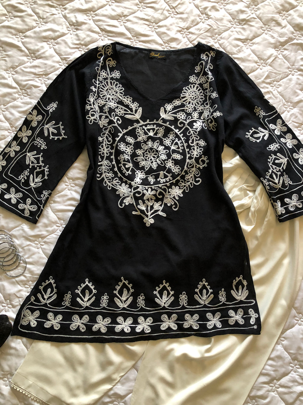 Embroidered Lawn Kurti