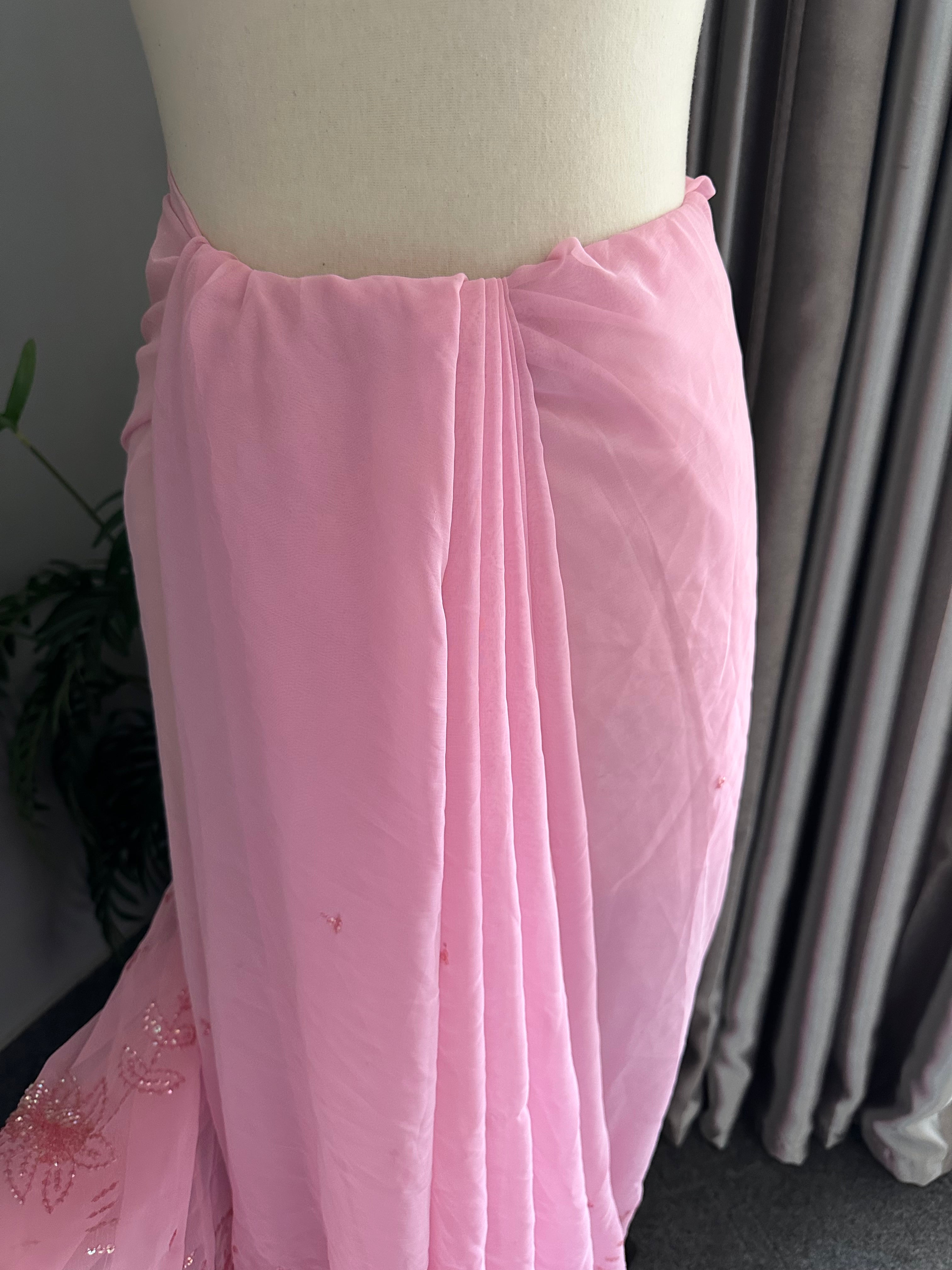 Pink Saree