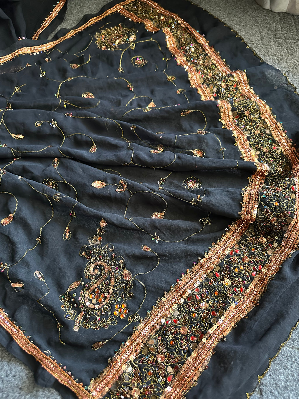 Black Saree