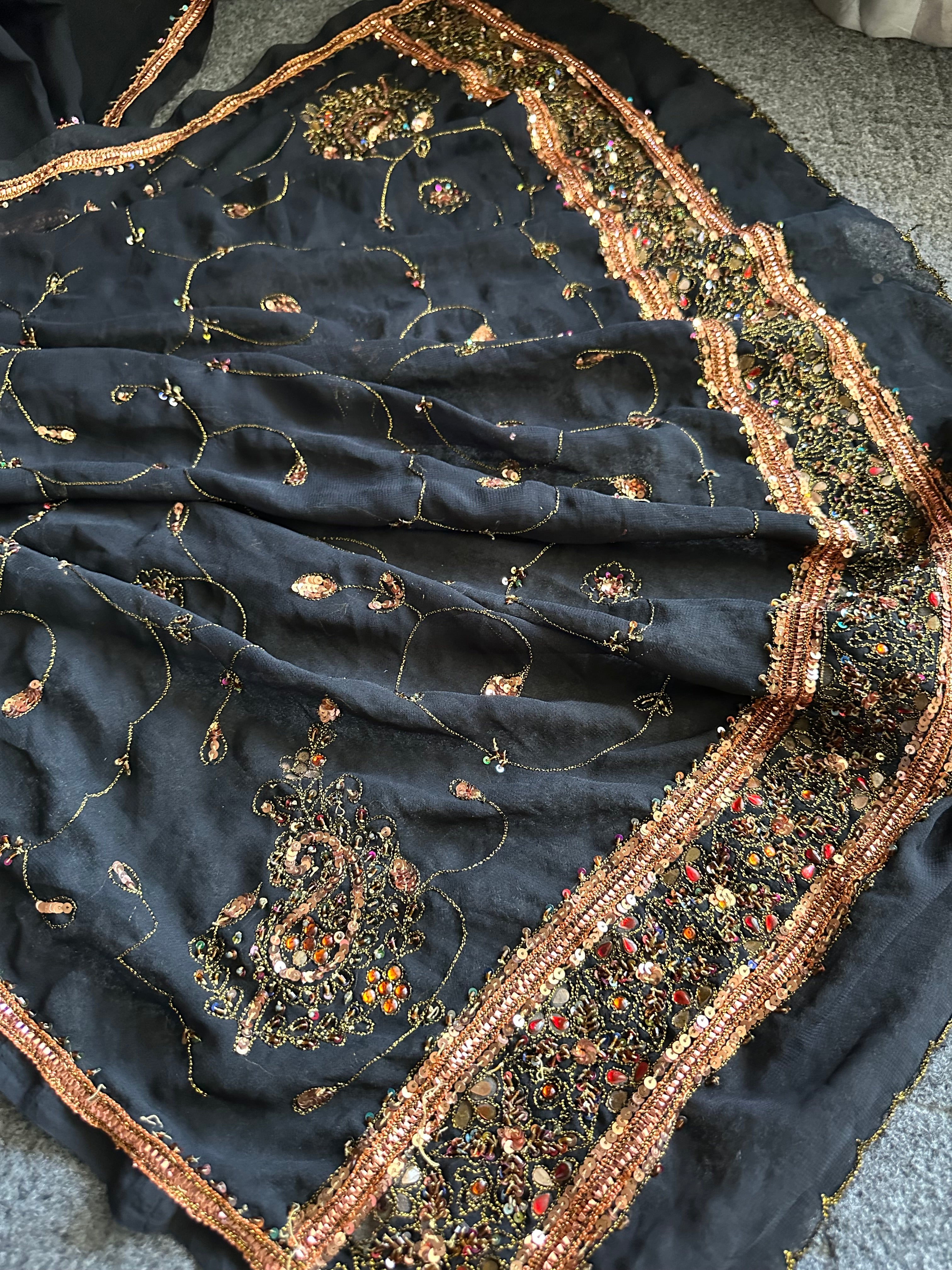Black Saree